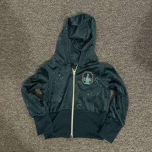 Wicked Elphaba Velour Zip Up Hoodie Toddler Girl’s 6